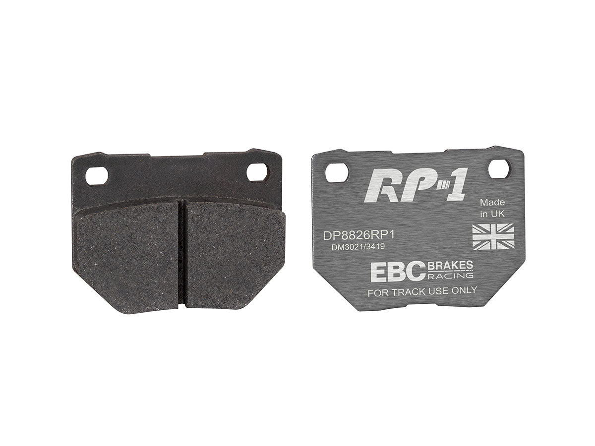 DP8826RP1 Pastillas de freno de competición RP-1 Racing EBC Brakes para Nissan Skyline R32 Skyline R33 300ZX GZ32 300ZX Z32 Subaru Impreza Impreza Prodrive P1 Impreza 22B Impreza GB270 Nissan Skyline R32 Skyline R33 300ZX Subaru Impreza Skyline R32