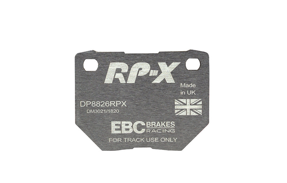 DP8826RPX Pastillas de freno de competición RP-X Racing EBC Brakes para Nissan Skyline R32 Skyline R33 300ZX GZ32 300ZX Z32 Subaru Impreza Impreza Prodrive P1 Impreza 22B Impreza GB270 Nissan Skyline R32 Skyline R33 300ZX Subaru Impreza Skyline R32