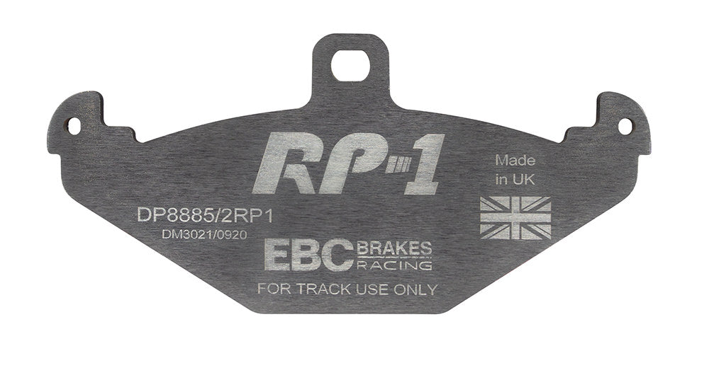 DP8885/2RP1 Pastillas de freno de competición RP-1 Racing EBC Brakes para Lotus 340R Elise Series 1 Elise Series 2 Elise Series 3 Europa Exige Series 1 Exige Series 2 Opel Speedster STRATHCARRON Tesla Roadster VAUXHALL VX220 VXR220 Lotus 2-Eleven