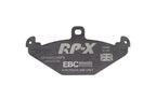 DP8885/2RPX Pastillas de freno de competición RP-X Racing EBC Brakes para Lotus 340R Elise Series 1 Elise Series 2 Elise Series 3 Europa Exige Series 1 Exige Series 2 Opel Speedster STRATHCARRON Tesla Roadster VAUXHALL VX220 VXR220 Lotus 2-Eleven