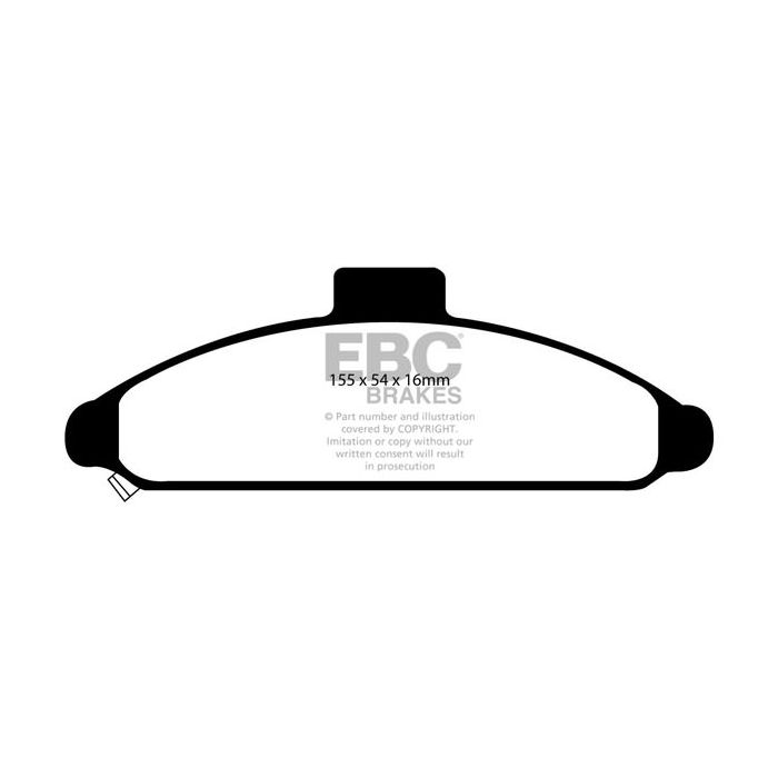 Pastillas de freno DP919 ULTIMAX2 EBC para Hyundai S Coupé