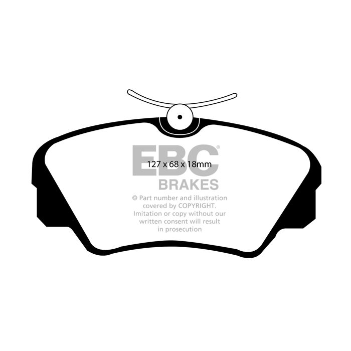 DP937 ULTIMAX2 EBC Brake Pads for Opel Omega Senator and Vauxhall Carlton Omega Senator.
