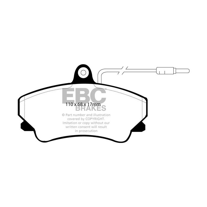 Pastillas de freno DP952 ULTIMAX2 EBC para Renault Espace Mk2
