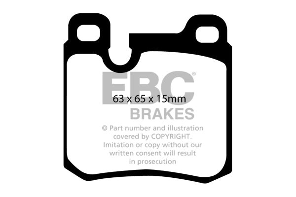 DP3996C Pastillas de freno REDSTUFF EBC Brakes para Porsche Porsche 911 911 964 Carrera 911 964 Carrera Targa