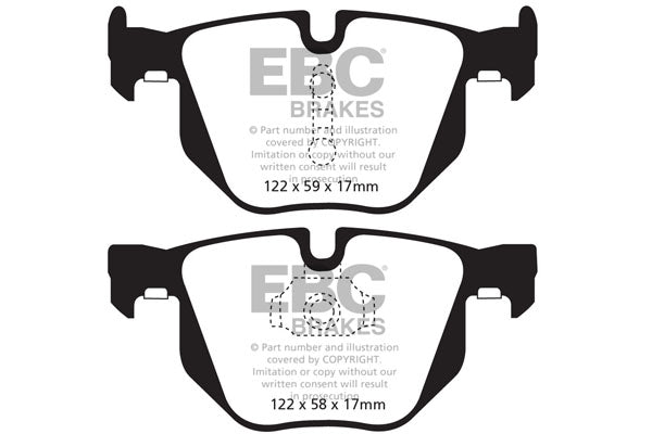 DPX2009 Pastillas de freno ULTIMAX2 EBC Brakes para BMW X5 E70 X5 F15 X6 E71 X6 F16