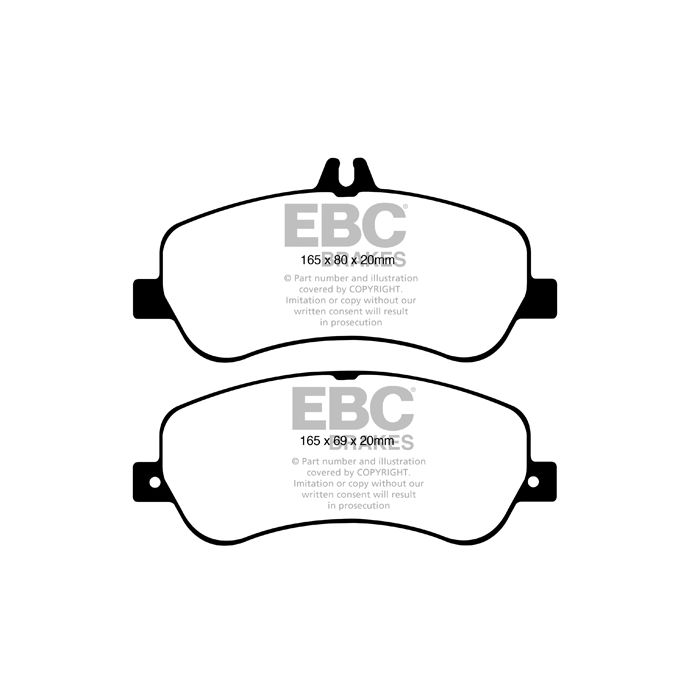 Pastillas de freno DPX2011 ULTIMAX2 EBC para Mercedes-Benz GLKClass X204 GLK200 GLKClass X204 GLK220 GLKClass X204 GLK250 GLKClass X204 GLK280 GLKClass X204 GLK300 GLKClass X204 GLK320 GLKClass X204 GLK350