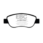 DPX2045 ULTIMAX2 EBC Brake Pads for Renault Megane Estate Mk2, Megane Hatch Mk2, Megane Saloon Mk2 and Scenic 2nd Gen.