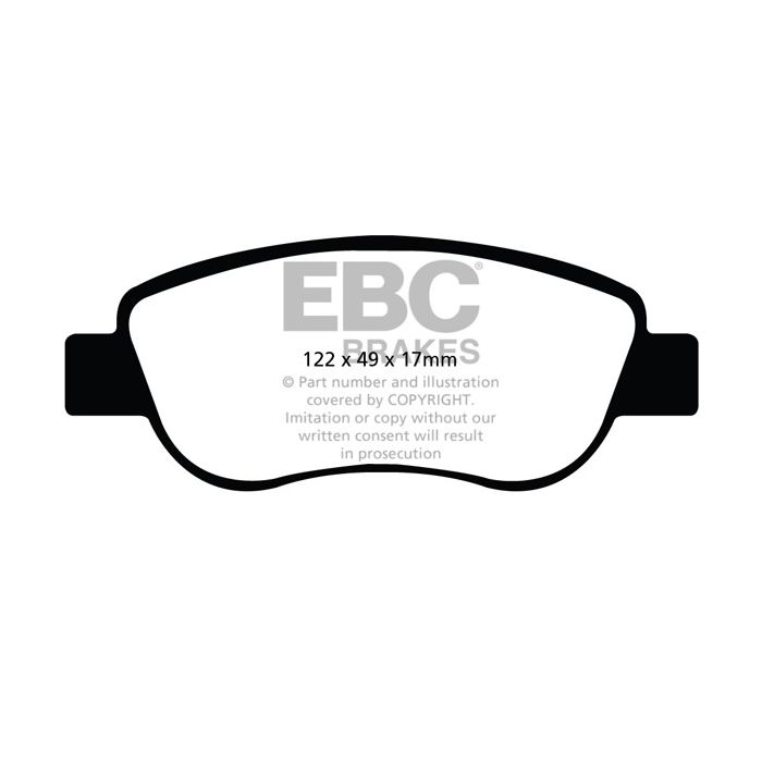 DPX2045 ULTIMAX2 EBC Brake Pads for Renault Megane Estate Mk2, Megane Hatch Mk2, Megane Saloon Mk2 and Scenic 2nd Gen.