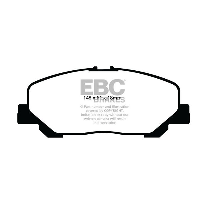 Pastillas de freno DPX2048 ULTIMAX2 EBC para Toyota Alphard Estima Lucida Previa Vellfire