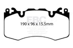 DP52064NDX Pastillas de freno BLUESTUFF NDX EBC Brakes para Land Rover Defender 90 L663 Defender 110 L663 Discovery 5 Range Rover L322 Range Rover L405 Range Rover Sport L320 Range Rover Sport L494 Land Rover Defender 90 Defender 110 Discovery 5