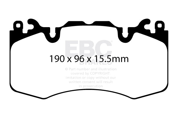 DP52064NDX Pastillas de freno BLUESTUFF NDX EBC Brakes para Land Rover Defender 90 L663 Defender 110 L663 Discovery 5 Range Rover L322 Range Rover L405 Range Rover Sport L320 Range Rover Sport L494 Land Rover Defender 90 Defender 110 Discovery 5