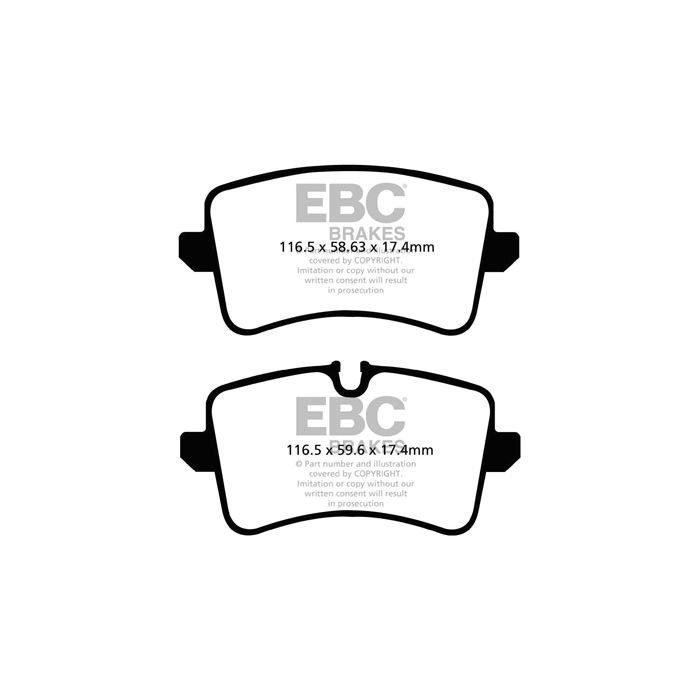 Pastillas de freno DP52082NDX BLUESTUFF NDX EBC para Audi A8 quattro D4/4H RS4 B8 RS5 B8 RS6 C7 RS7 4G8 S6 C7 S7 4G8 S8 D4 Porsche Macan Audi A8 quattro RS5 RS7 S6 S7 S8