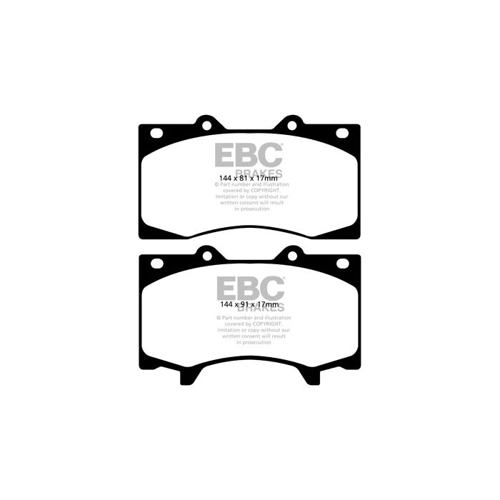 DP62125 GREENSTUFF EBC Brake Pads for Nissan Patrol Y62