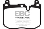 DP82130RP1 Pastillas de freno de competición RP-1 Racing EBC Brakes para BMW Serie 1 F20 114 Serie 1 F20 116 Serie 1 F20 118 Serie 1 F20 120 Serie 1 F20 125 Serie 1 F20 M135 Serie 1 F20 M140 Serie 1 xDrive F20 118 Serie 1 xDrive F20 120 Serie 1