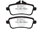 DPX2137 Pastillas de freno ULTIMAX2 EBC Brakes para Mercedes-Benz GLClass X166 GL350 GLClass X166 GL400 GLEClass W166 GLE250 D GLEClass W166 GLE250 D 4Matic GLEClass W166 GLE350 D GLEClass W166 GLE400 GLEClass W166 GLE500 GLEClass W166 GLE500 4Matic
