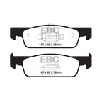 Pastillas de freno DPX2146 ULTIMAX2 EBC para Dacia Logan, Logan MCV, Renault Captur, Clio Mk4 de primera generación, Twingo, SMART Forfour W453, Forfour W453 Brabus, Fortwo W453, Fortwo W453 Brabus, Forfour EQ W453, Fortwo EQ W453 y Sandero Mk2.