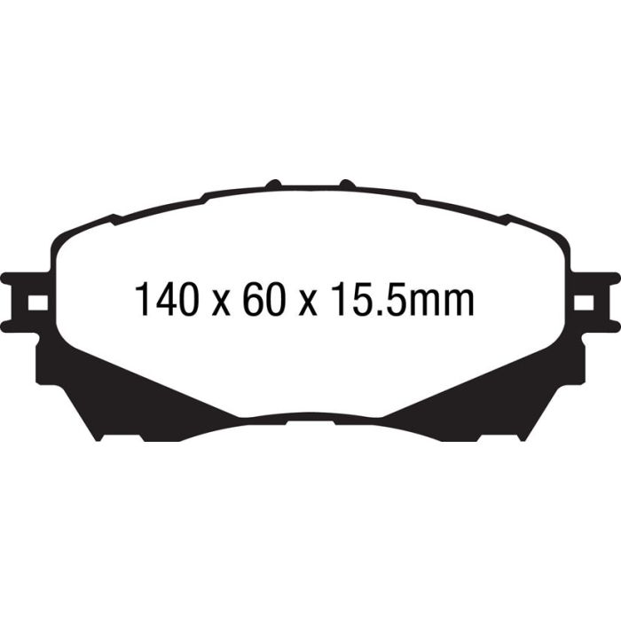 DPX2170 ULTIMAX2 EBC Brake Pads for Mazda 6 GJ 6 GL