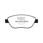 Pastillas de freno DPX2212 ULTIMAX2 EBC para Fiat 500L Trekking