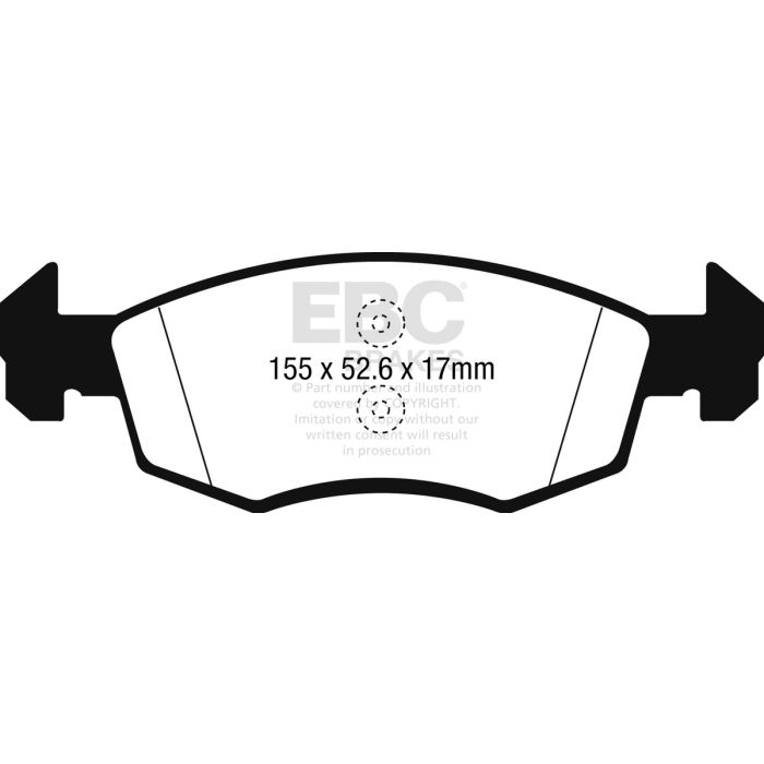 DPX2241 ULTIMAX2 EBC Brake Pads for Opel Corsa E, VAUXHALL Corsa E, VAUXHALL COMMERCIAL and Corsa Van.