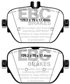 DP42314R Pastillas de freno YELLOWSTUFF EBC Brakes para Mercedes-Benz CLS Coupe C257 CLS450 4Matic CLS Coupe C257 CLS53 AMG 4Matic Mercedes-Benz CLS53 AMG C257 CLS450 C257 E53 AMG W213 E450 W213 EQC EQC 400 4Matic EClass W213 E400 4Matic EClass W213