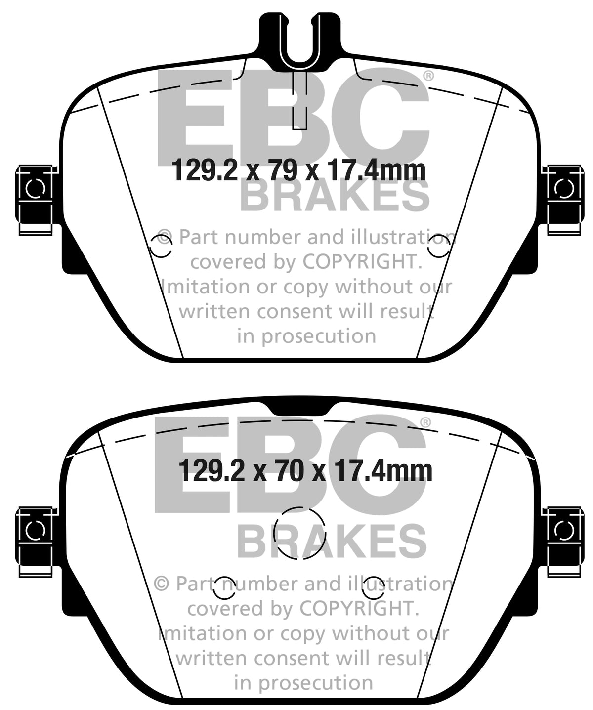 DP42314R Pastillas de freno YELLOWSTUFF EBC Brakes para Mercedes-Benz CLS Coupe C257 CLS450 4Matic CLS Coupe C257 CLS53 AMG 4Matic Mercedes-Benz CLS53 AMG C257 CLS450 C257 E53 AMG W213 E450 W213 EQC EQC 400 4Matic EClass W213 E400 4Matic EClass W213