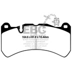 DP42354R Pastillas de freno YELLOWSTUFF Frenos EBC para Alfa Romeo Giulia 952 Stelvio Alfa Romeo Giulia Stelvio Giulia 952 GTA Stelvio Q4