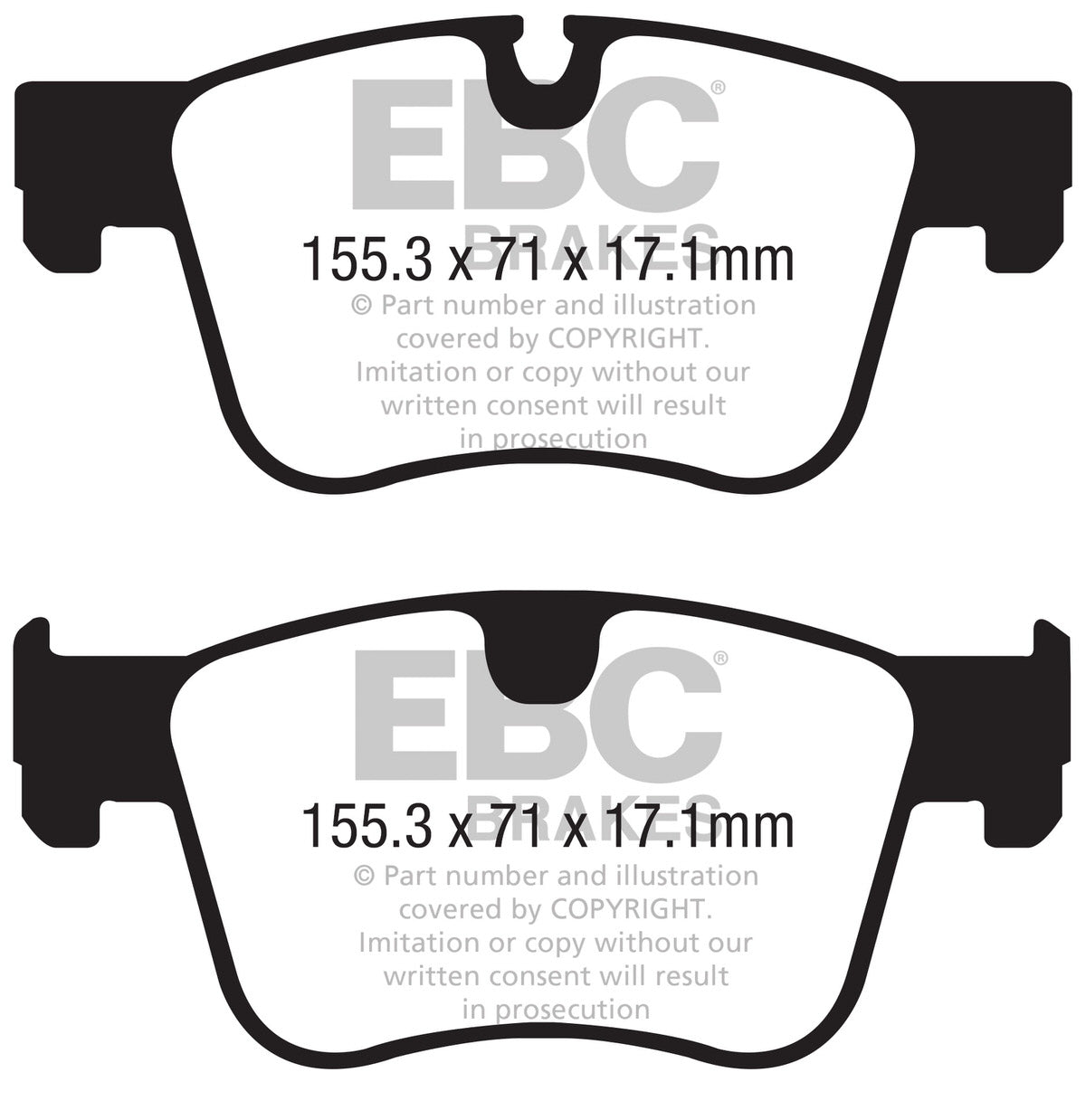 DP42359R Pastillas de freno YELLOWSTUFF EBC Brakes para Citroen Berlingo C5 Aircross DS DS7 Crossback Opel Grandland X Peugeot 508 Mk2 3008 SUV 5008 SUV Rifter Toyota Proace City Verso VAUXHALL Grandland X Combo Life Combo Life DS7 Crossback ETENSE