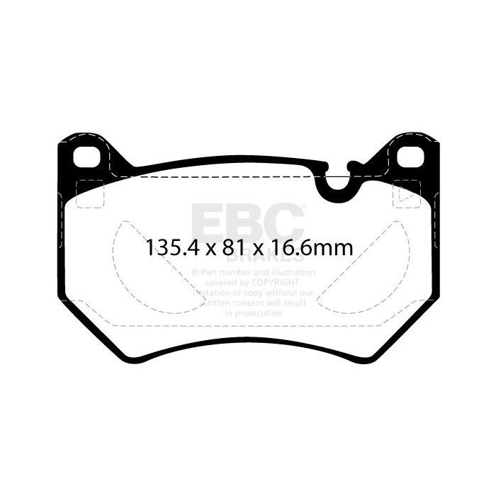 DPX2436 ULTIMAX2 EBC Brake Pads for Audi Q5 FY Q5 quattro FY