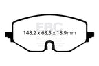 DPX2439 Pastillas de freno ULTIMAX2 EBC Brakes para Audi A3 8Y Ford Tourneo Connect Seat Leon KL Skoda Octavia NXMk4 Volkswagen Caddy Caddy California 4Motion Caddy California Golf Mk8 Volkswagen COMMERCIAL Caddy Cargo 4motion Caddy Cargo Caddy Maxi