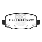 DPX3031 ULTIMAX2 EBC Brake Pads for Jeep Cherokee