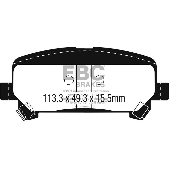 Pastillas de freno DPX3045 ULTIMAX2 EBC Brakes