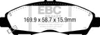 DPX3063 Pastillas de freno ULTIMAX2 EBC Brakes