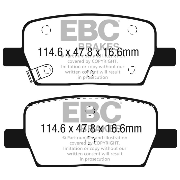 Pastillas de freno DPX3064 ULTIMAX2 EBC Brakes