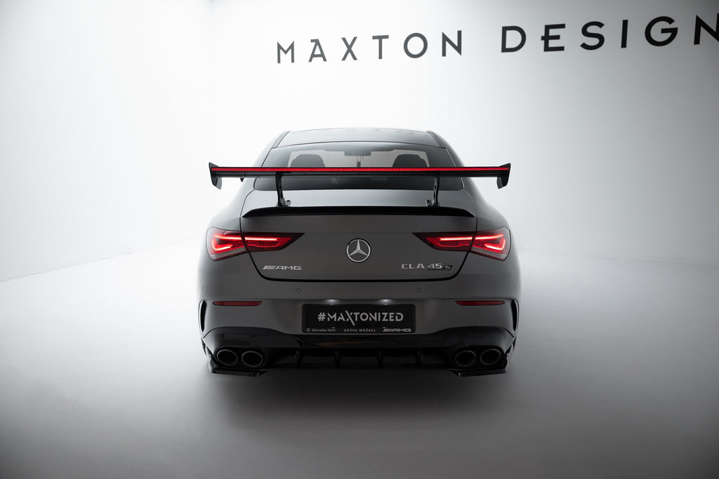 Alerón de carbono con soportes internos + LED para Mercedes-Benz CLA Coupe C118 / C118 Facelift