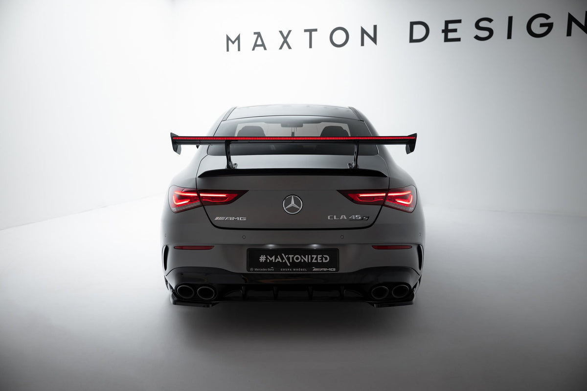 Alerón de carbono con soportes internos + LED para Mercedes-Benz CLA Coupe C118 / C118 Facelift