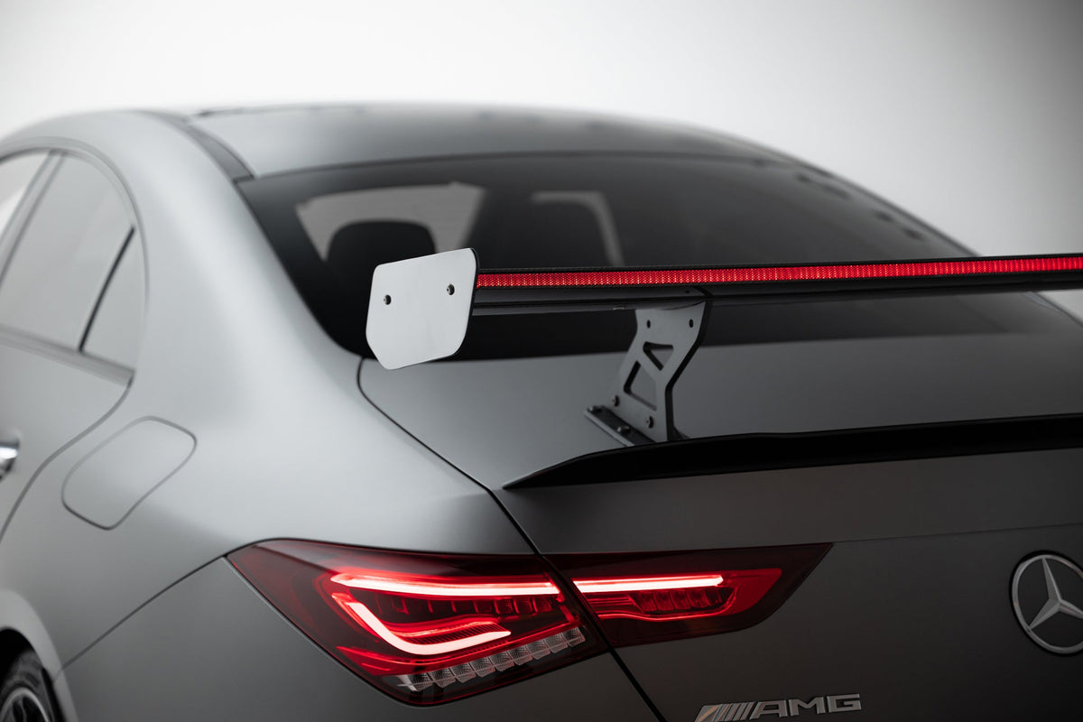 Alerón de carbono con soportes internos + LED para Mercedes-Benz CLA Coupe C118 / C118 Facelift