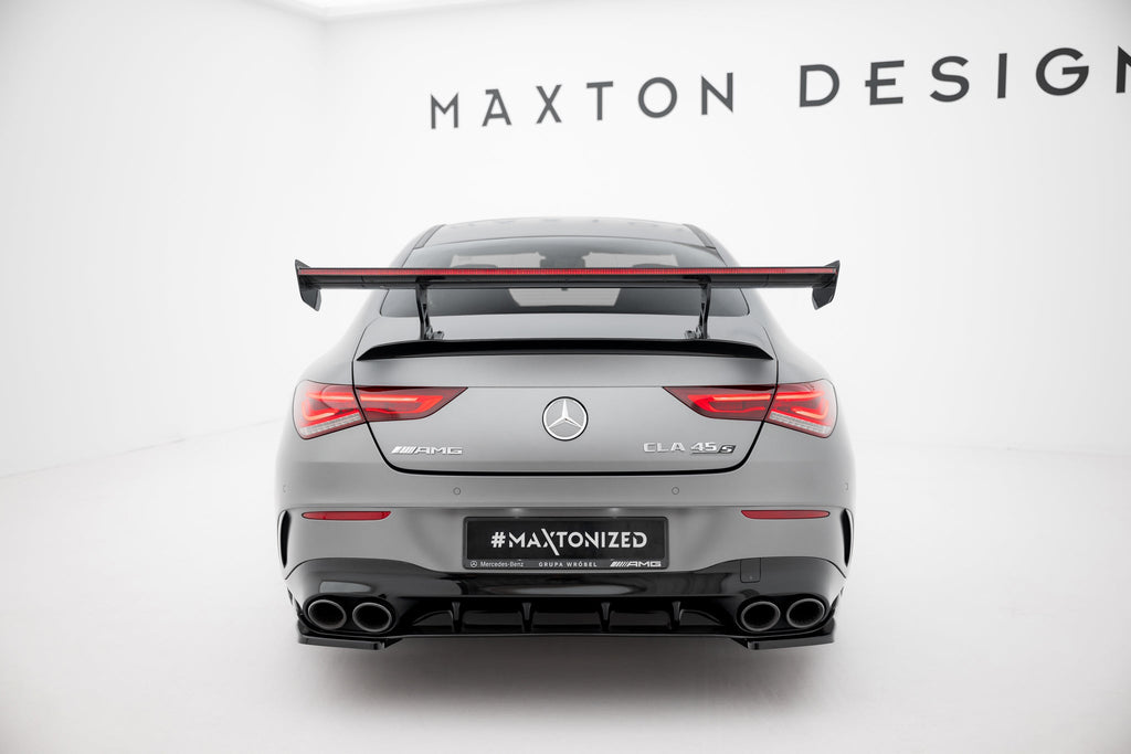 Alerón de carbono con soportes internos + LED para Mercedes-Benz CLA Coupe C118 / C118 Facelift