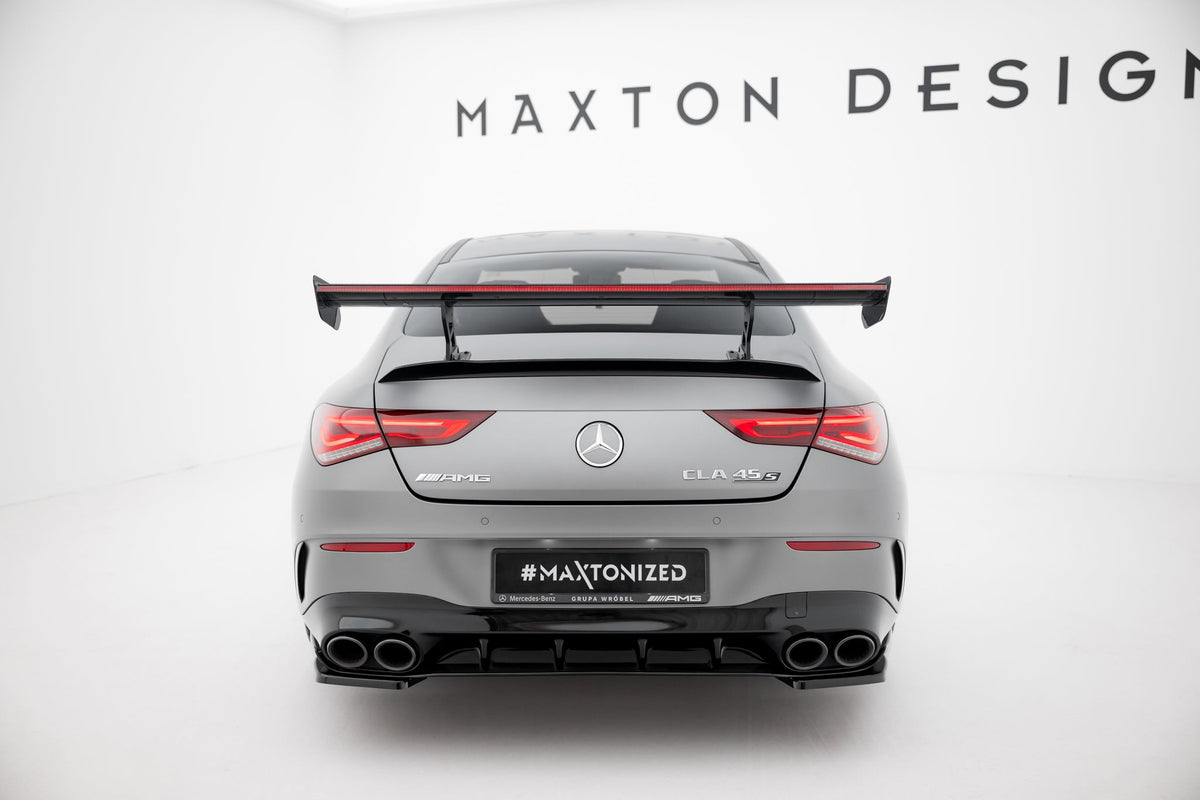 Alerón de carbono con soportes internos + LED para Mercedes-Benz CLA Coupe C118 / C118 Facelift
