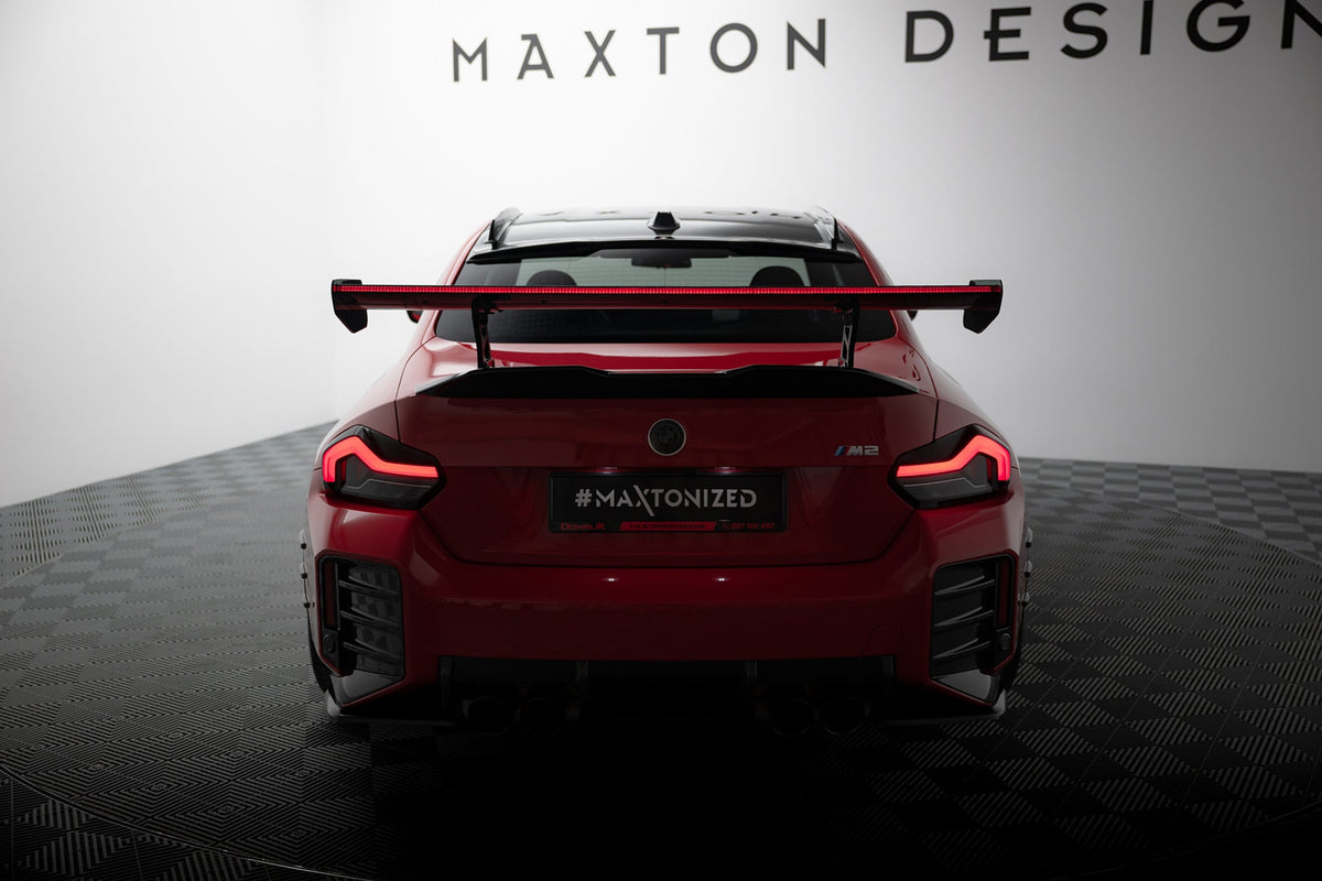Alerón de carbono con soportes internos + LED para BMW M2 G87