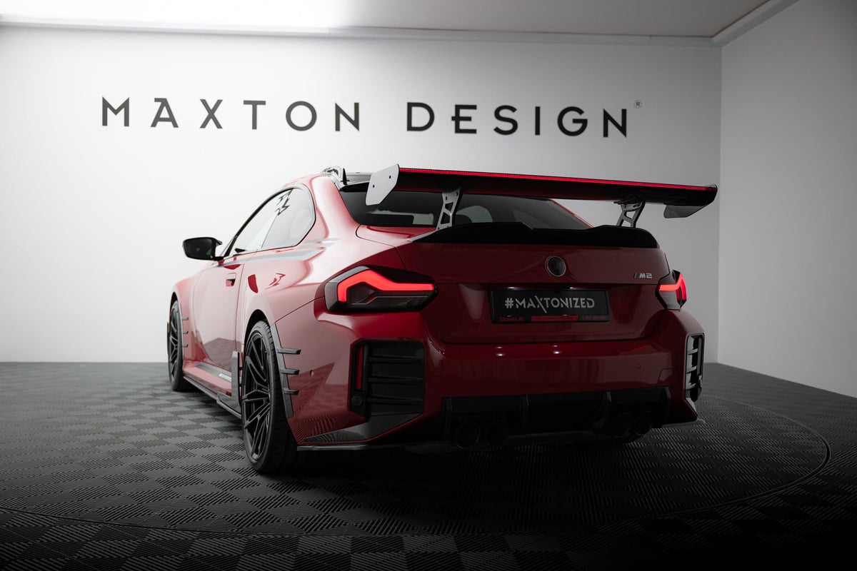 Alerón de carbono con soportes internos + LED para BMW M2 G87