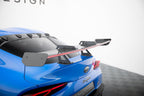 Alerón de carbono con soportes cuello de cisne + LED para Toyota Supra Mk5