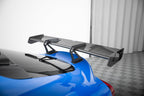 Alerón de carbono con soportes cuello de cisne para Toyota Supra Mk5