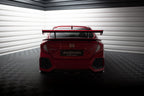 Alerón de carbono con soportes internos + LED para Honda Civic SI Mk10