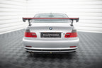 Alerón de carbono con soportes externos + LED para BMW 3 Coupe E46