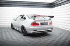Alerón de carbono con soportes externos + LED para BMW 3 Coupe E46