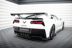 Alerón de carbono con soportes internos para Chevrolet Corvette Stingray / Grand Sport C7