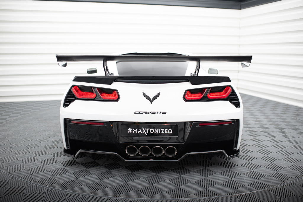 Alerón de carbono con soportes internos para Chevrolet Corvette Stingray / Grand Sport C7
