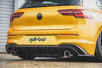 Difusor trasero (estilo GTI) con escape para Volkswagen Golf Mk8