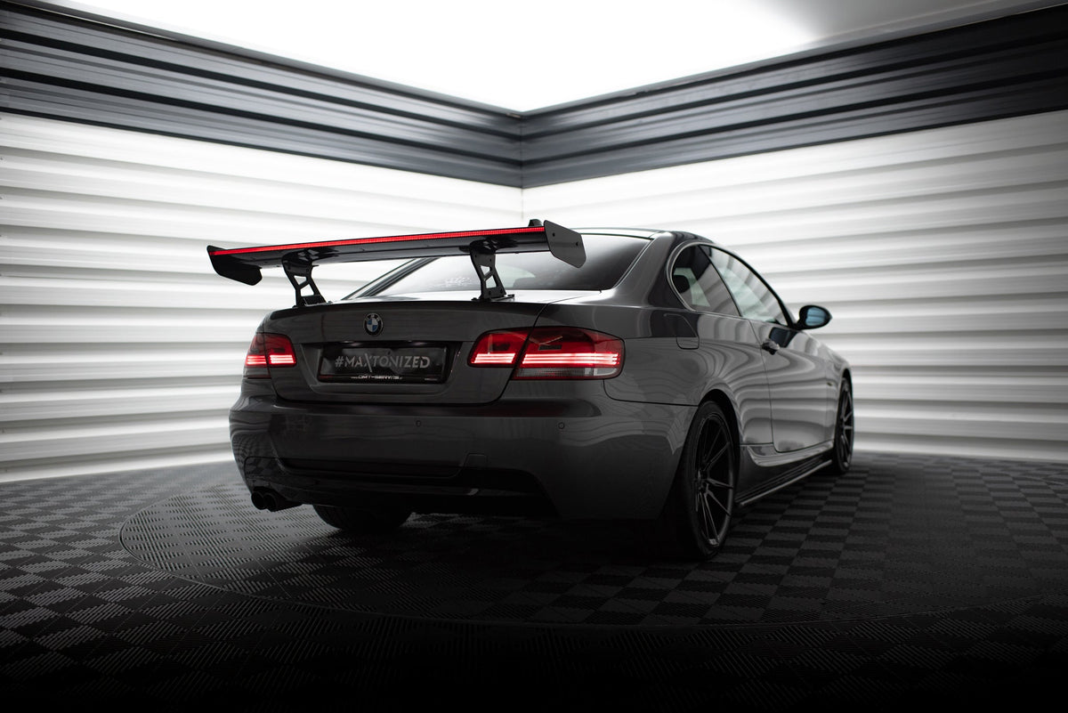 Alerón de carbono con soportes internos + LED para BMW 3 / M3 Coupe E92