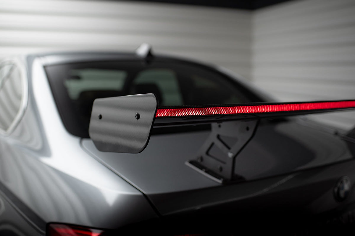 Alerón de carbono con soportes internos + LED para BMW 3 / M3 Coupe E92